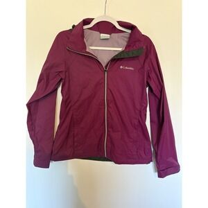 Columbia Womens Switchback 3 Jacket Magenta Purple Size M Waterproof Granolagirl